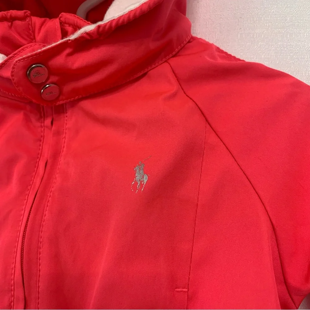 RALPH LAUREN Baby Girl’s Pink Hooded Jacket Size 12M